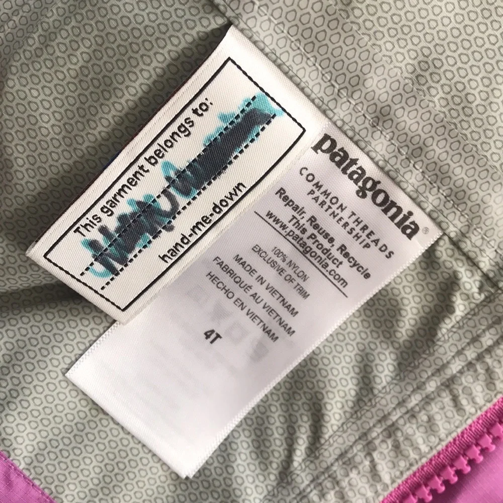 Patagonia Rain Jacket (size 4T)